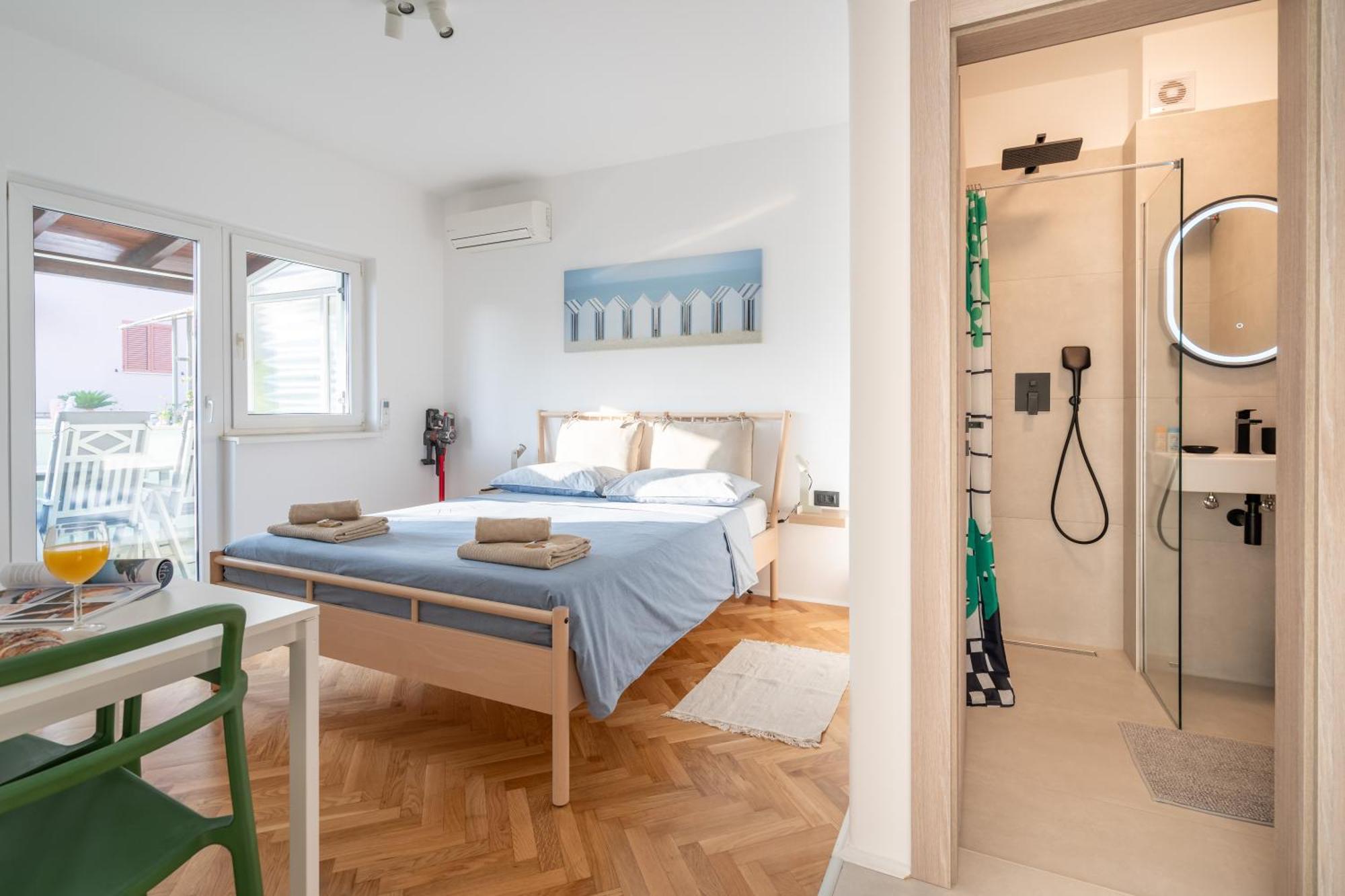 New! D31 Studio W2 Bikes, Sunny Terrace & Parking Rovinj Exterior foto